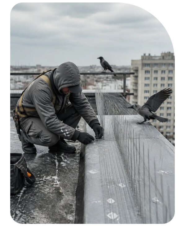Защита от ворон под ключ в Котельниках по цене от 5309 р. | Сенат-Ктн